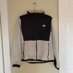 North Face Womens Fleece Two Tone Zip Up Jacket | Size M